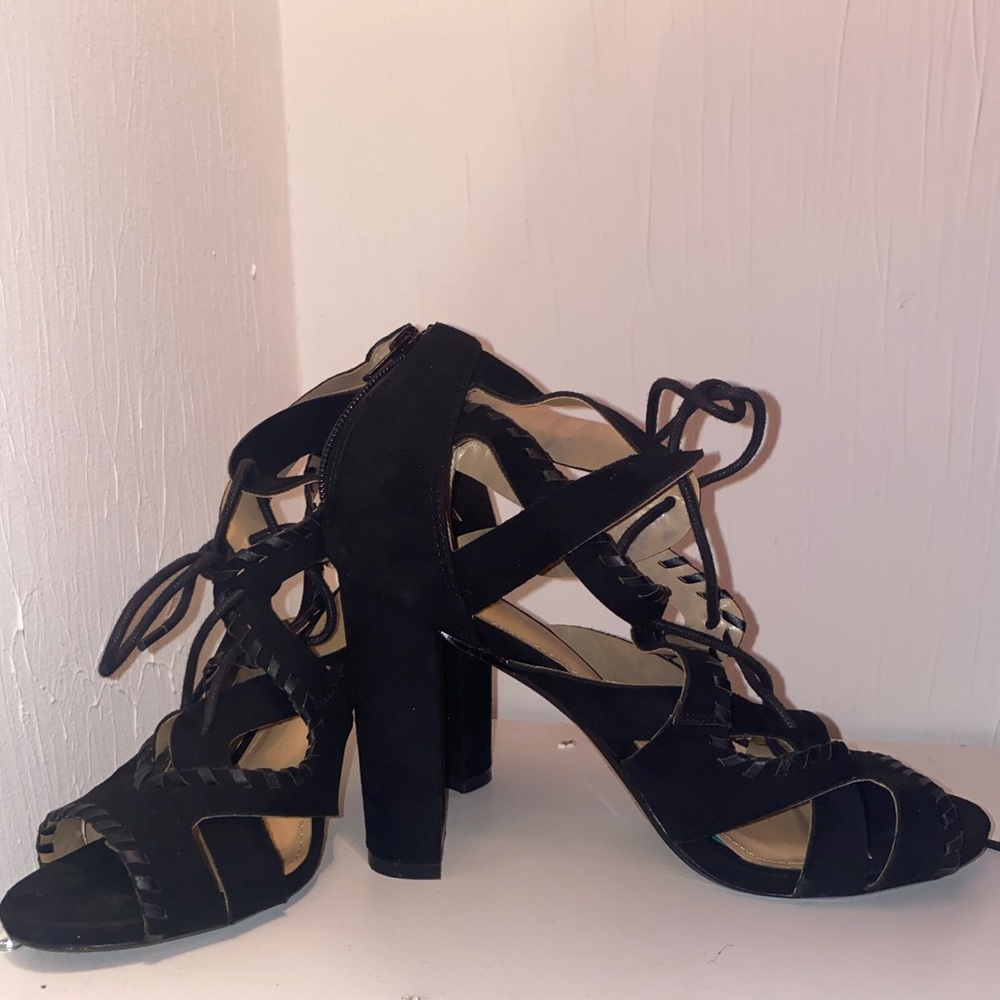 Express Strappy Heels black size 8